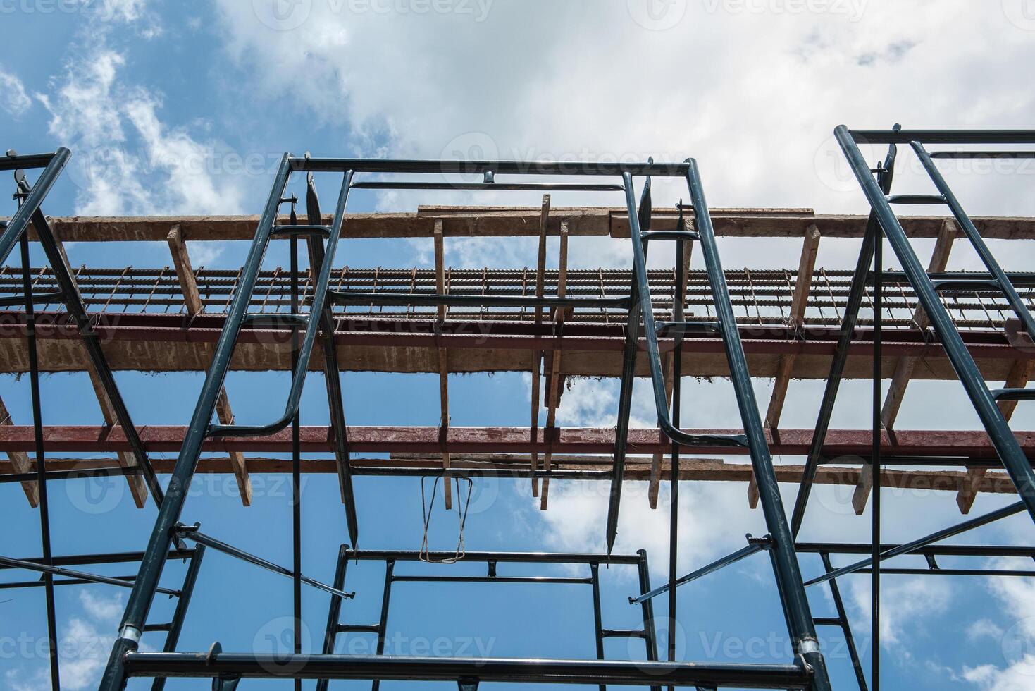 Rebar for foundations and structures construction photo