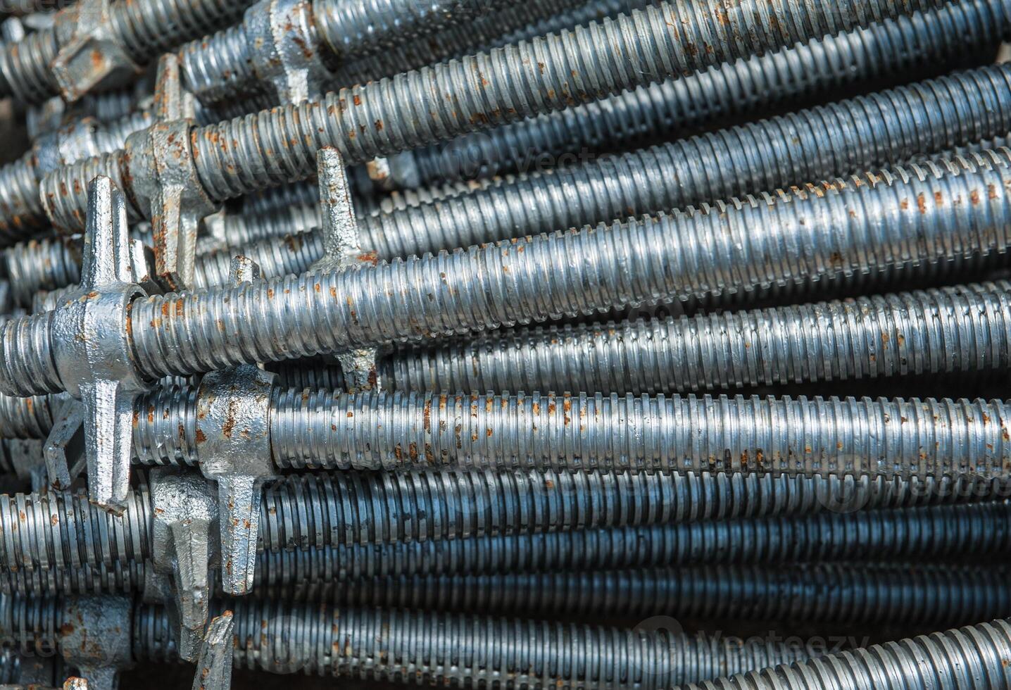 Rebar for foundations and structures construction photo