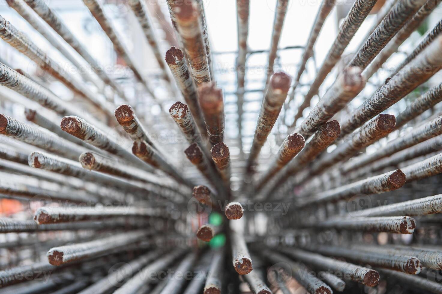 Rebar for foundations and structures construction photo
