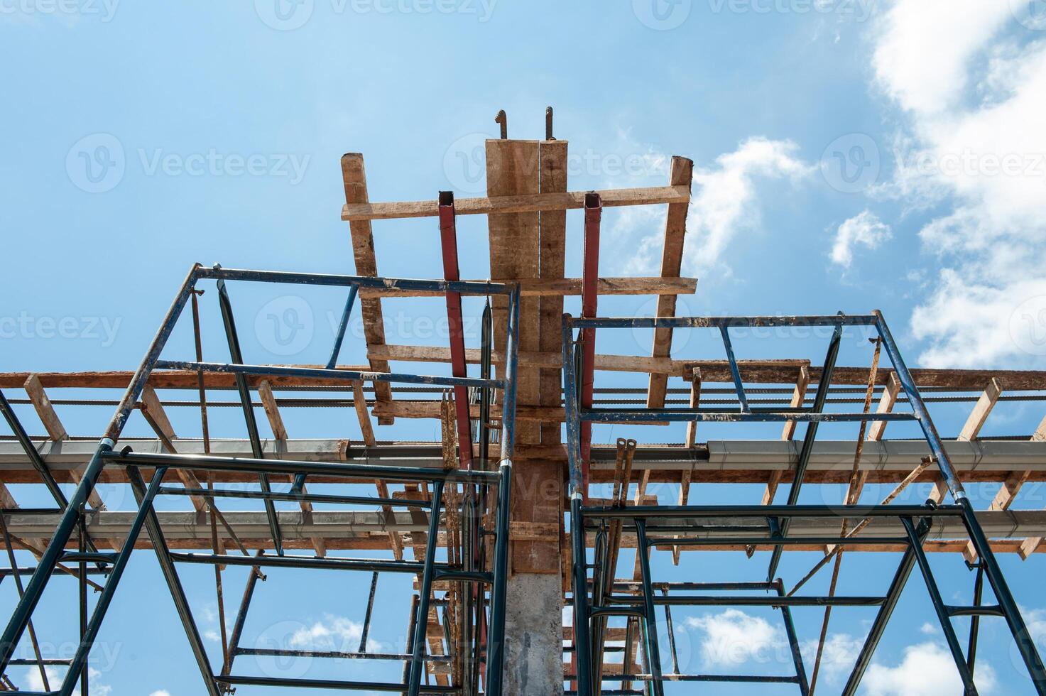 Rebar for foundations and structures construction photo