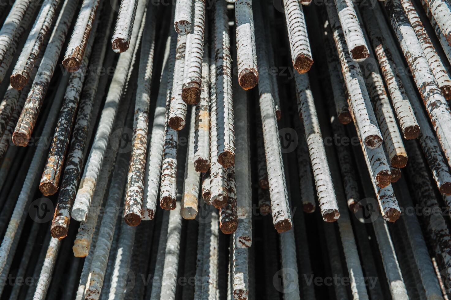 Rebar for foundations and structures construction photo