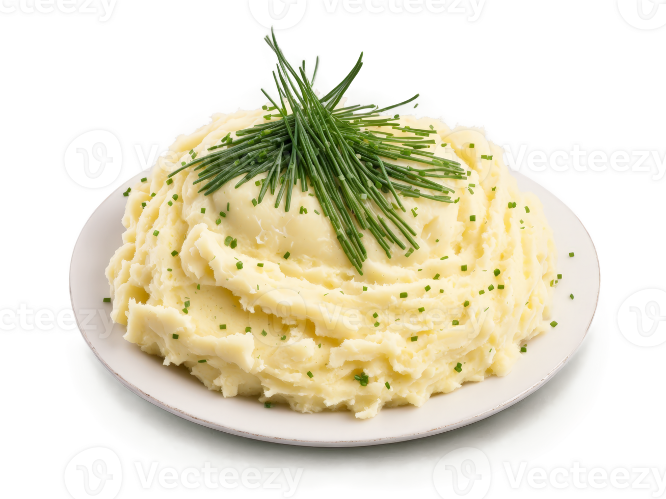Mashed Potatoes Fluffy mashed potatoes infused with butter and milk topped with crispy chives against png
