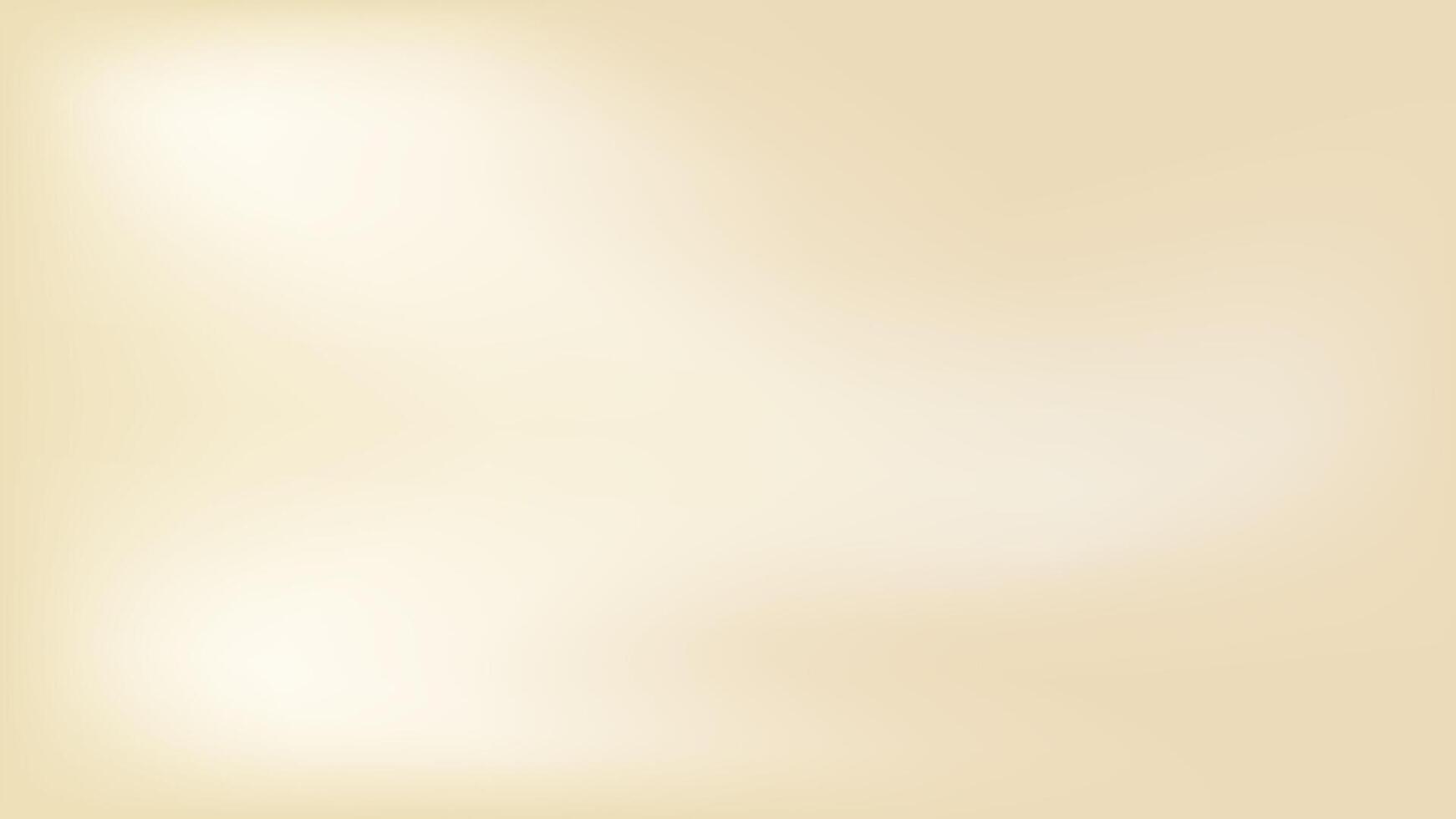 Beige gradient bg. Ivory color gradation background. Neutral elegant nude champagne abstract graphic. Gloss nacre trend banner. Calm delicate and smooth minimalist backdrop for presentation vector