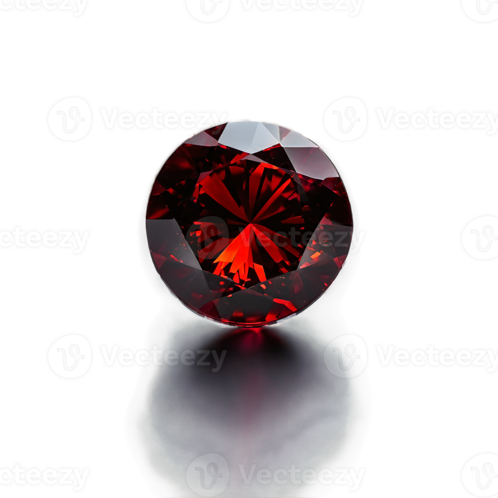 Garnet A dark red garnet with a glossy surface backlit to show its deep color png