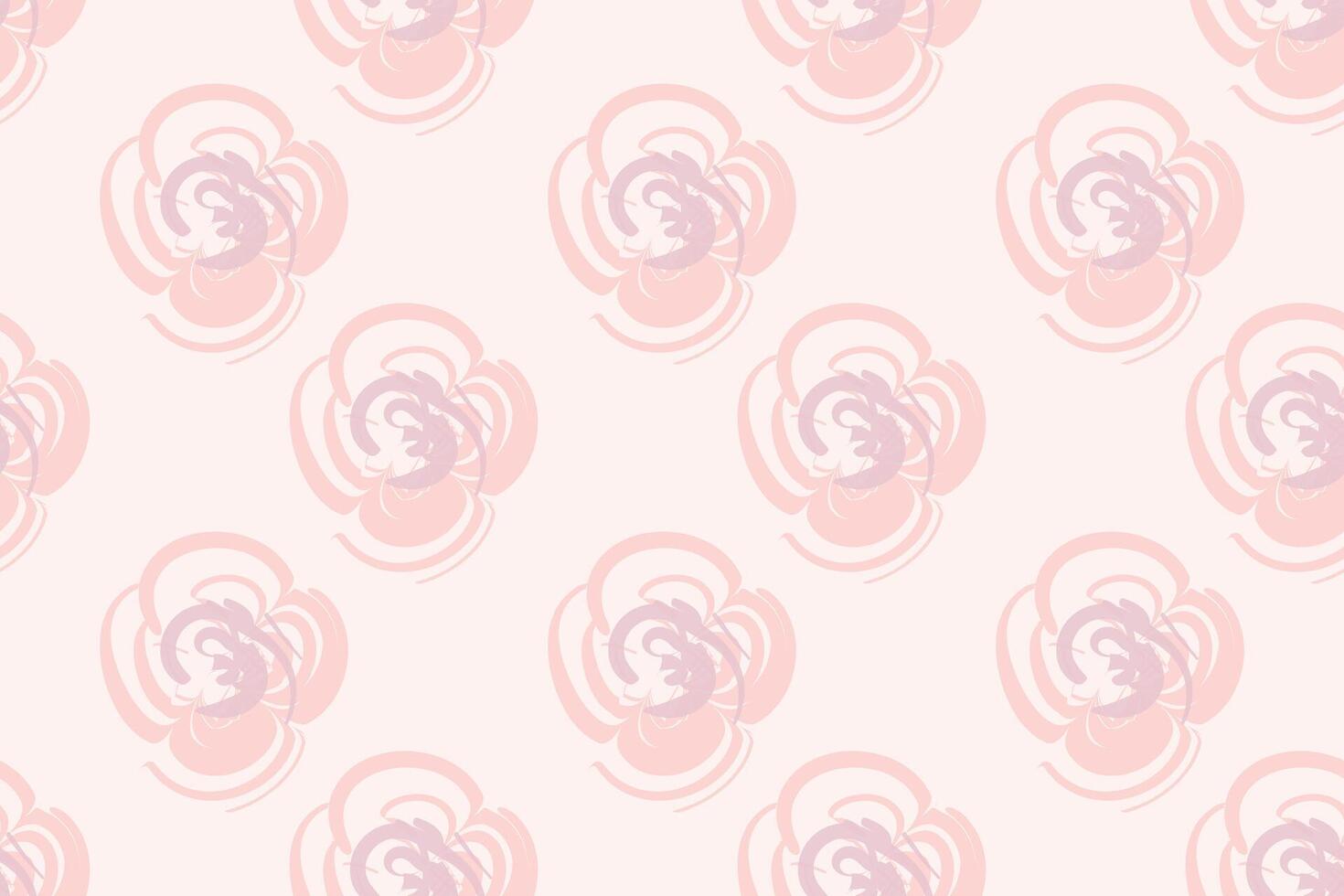 Naive floral pattern in the style of the 70s with groovy daisy flowers of natural tones. Retro design. Contemporary minimalistic trendy background for kids. Scandinavian nursery print. vector