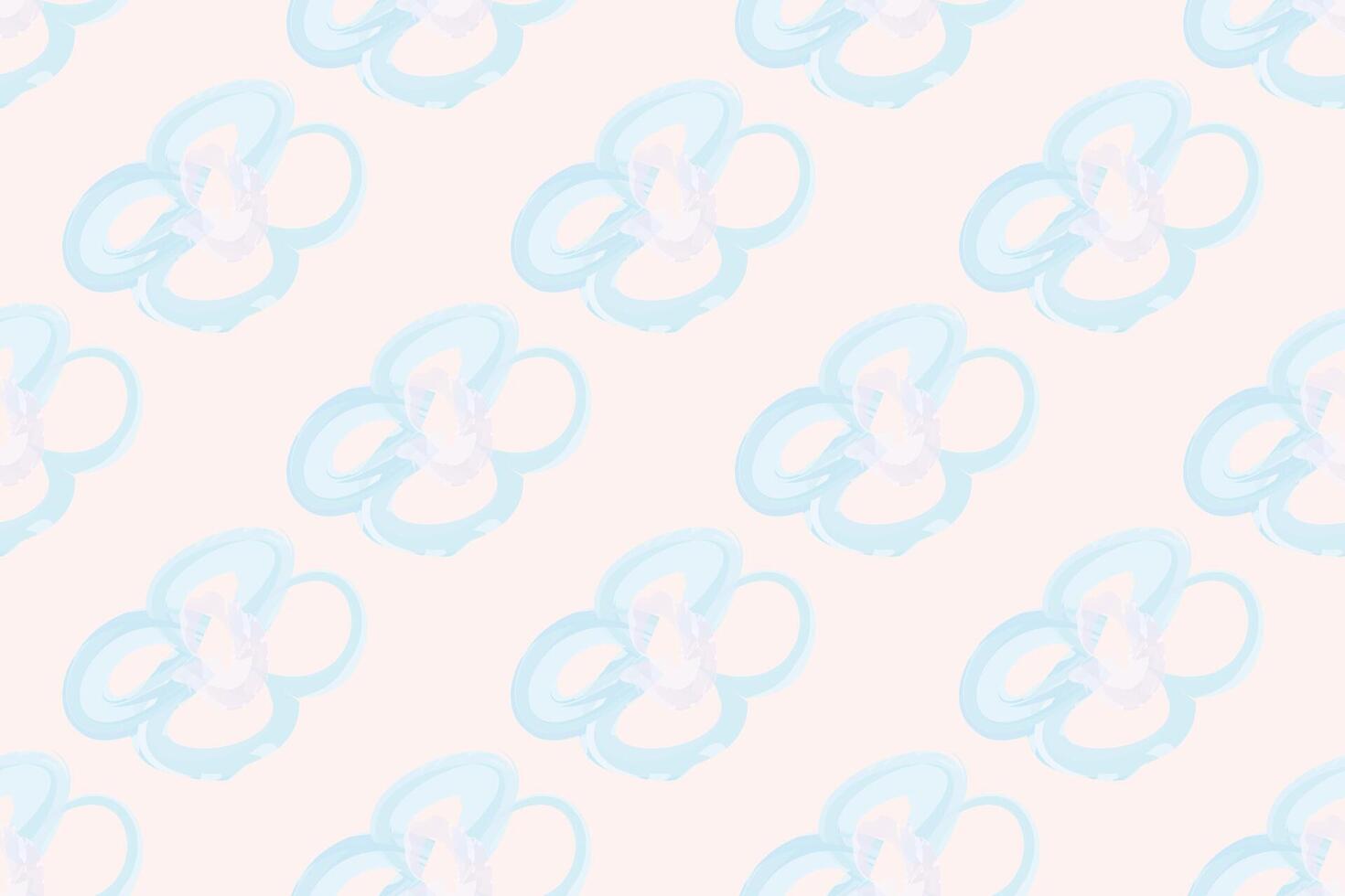 Naive floral pattern in the style of the 70s with groovy daisy flowers of natural tones. Retro design. Contemporary minimalistic trendy background for kids. Scandinavian nursery print. vector