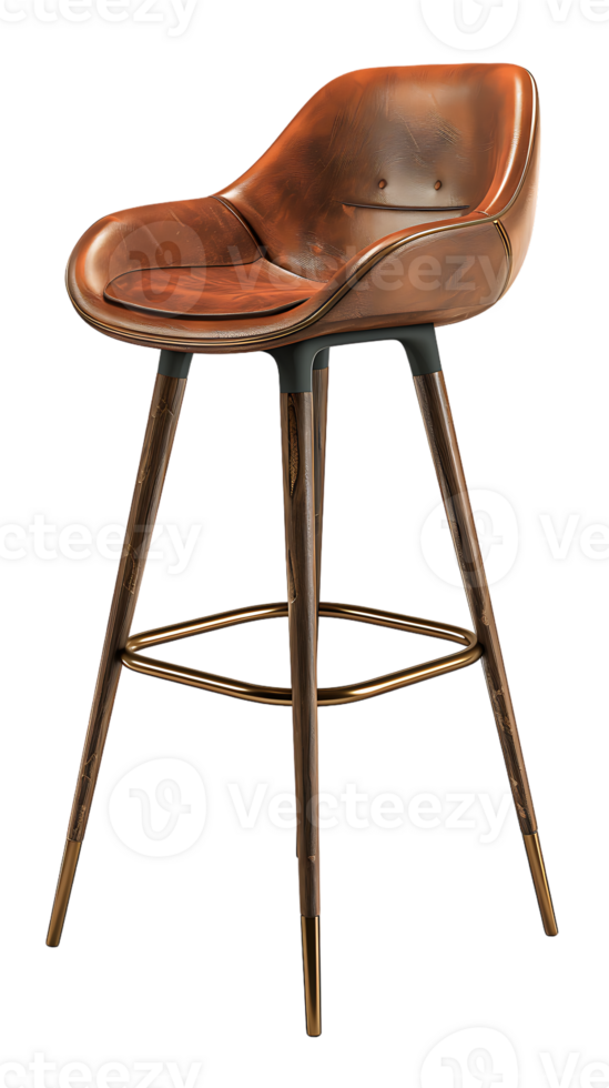 Bar stool isolated against a transparent background png