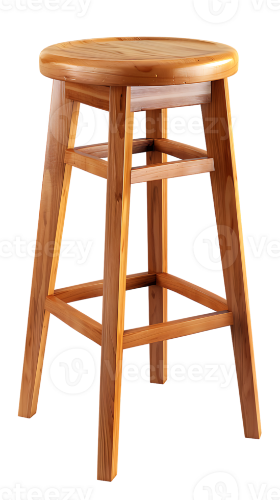 Bar stool isolated against a transparent background png