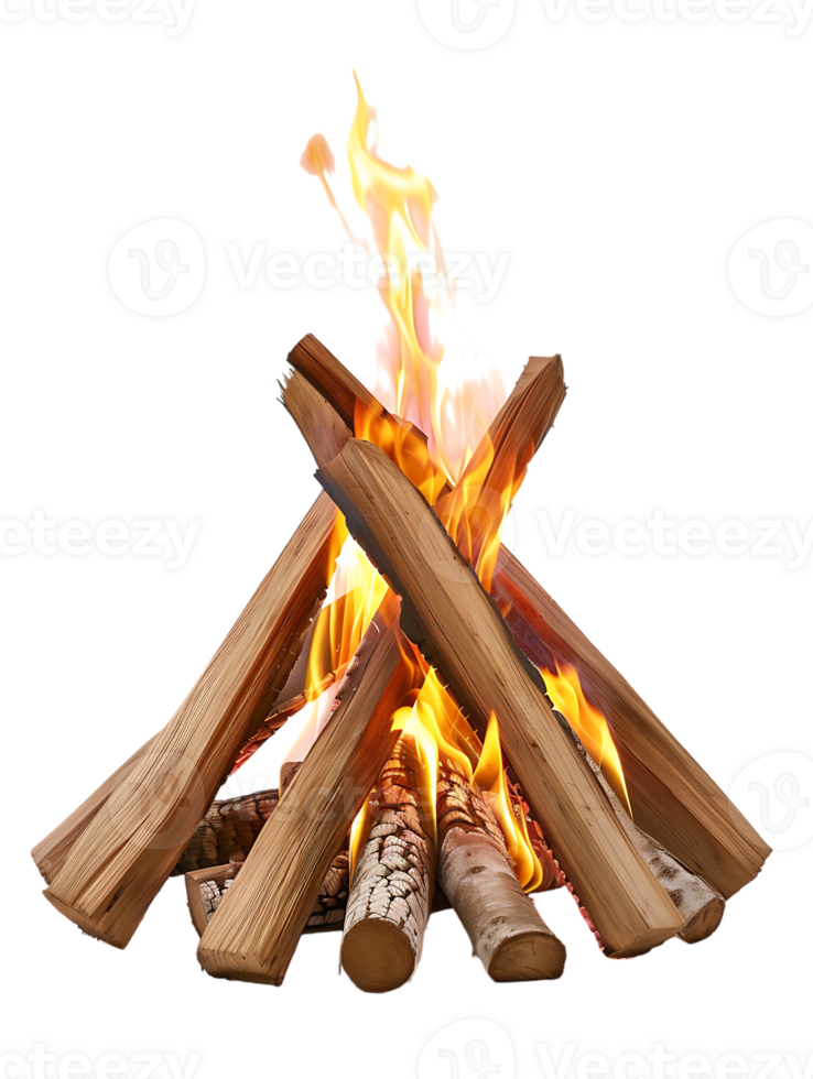 bonfire isolated against a transparent background png