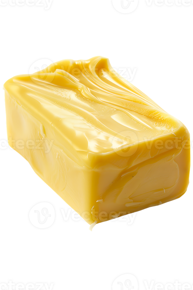 Butter isolated against a transparent background png