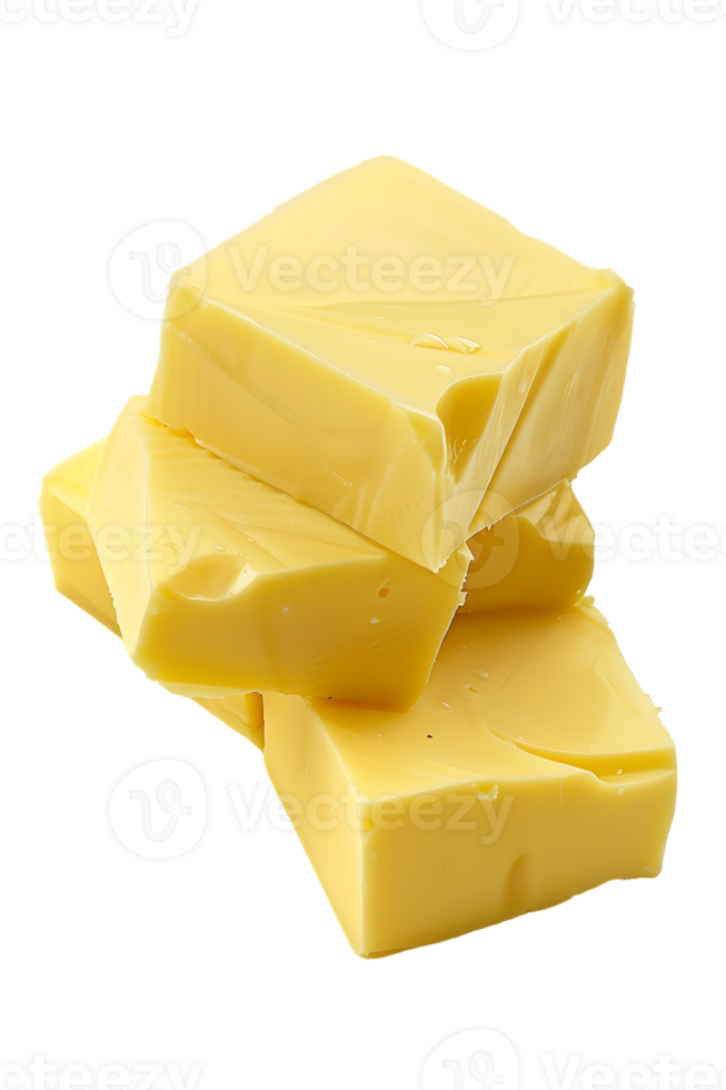 Butter isolated against a transparent background png