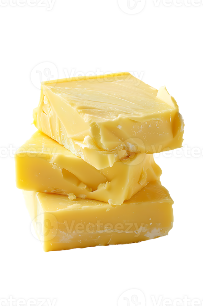 Butter isolated against a transparent background png