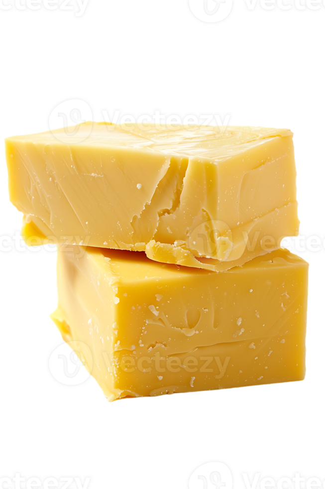 Butter isolated against a transparent background png