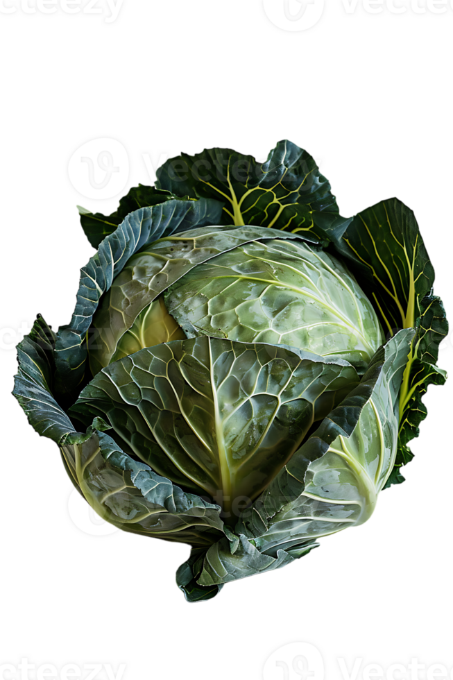 cabbage with a transparent background png