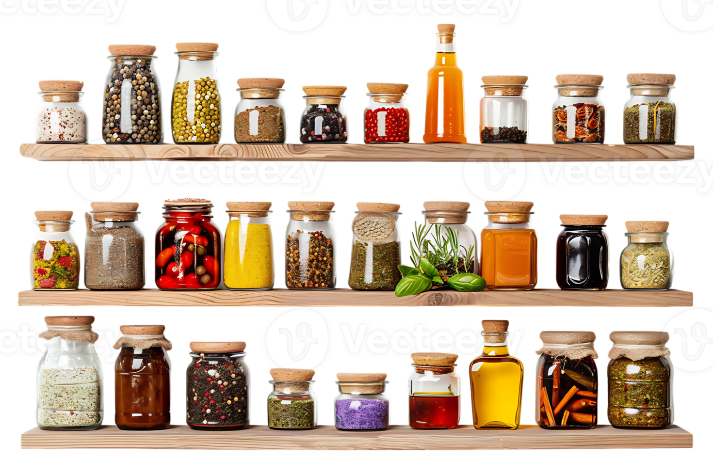 condiments shelf isolated against a transparent background png