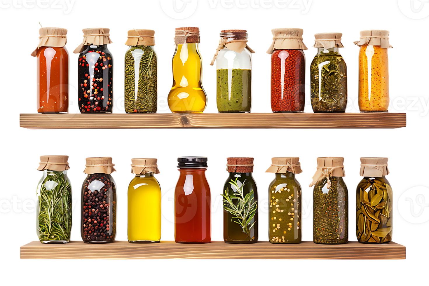 condiments shelf isolated against a transparent background png