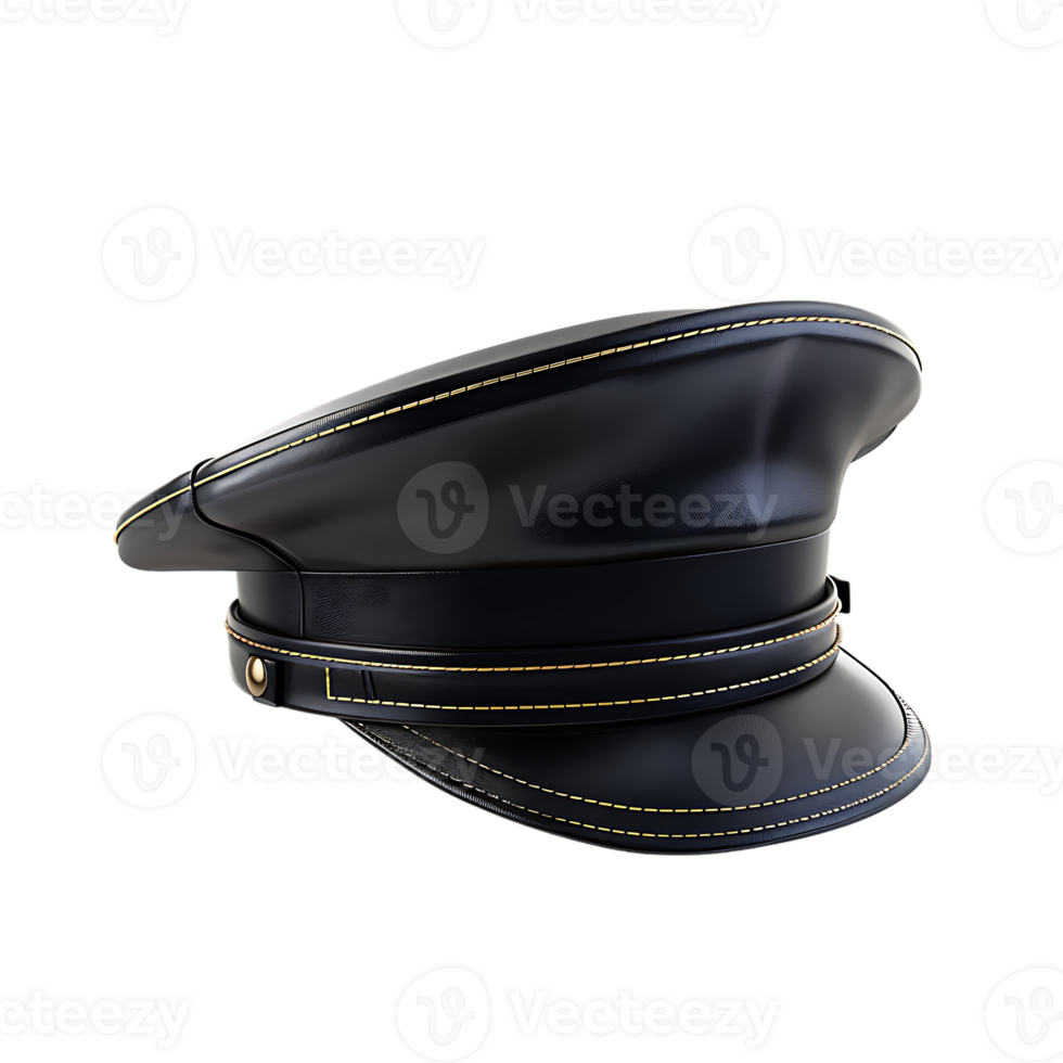 a police hat, isolated against a transparent background png