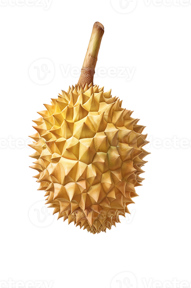 Durian fruit, isolated against a transparent background png