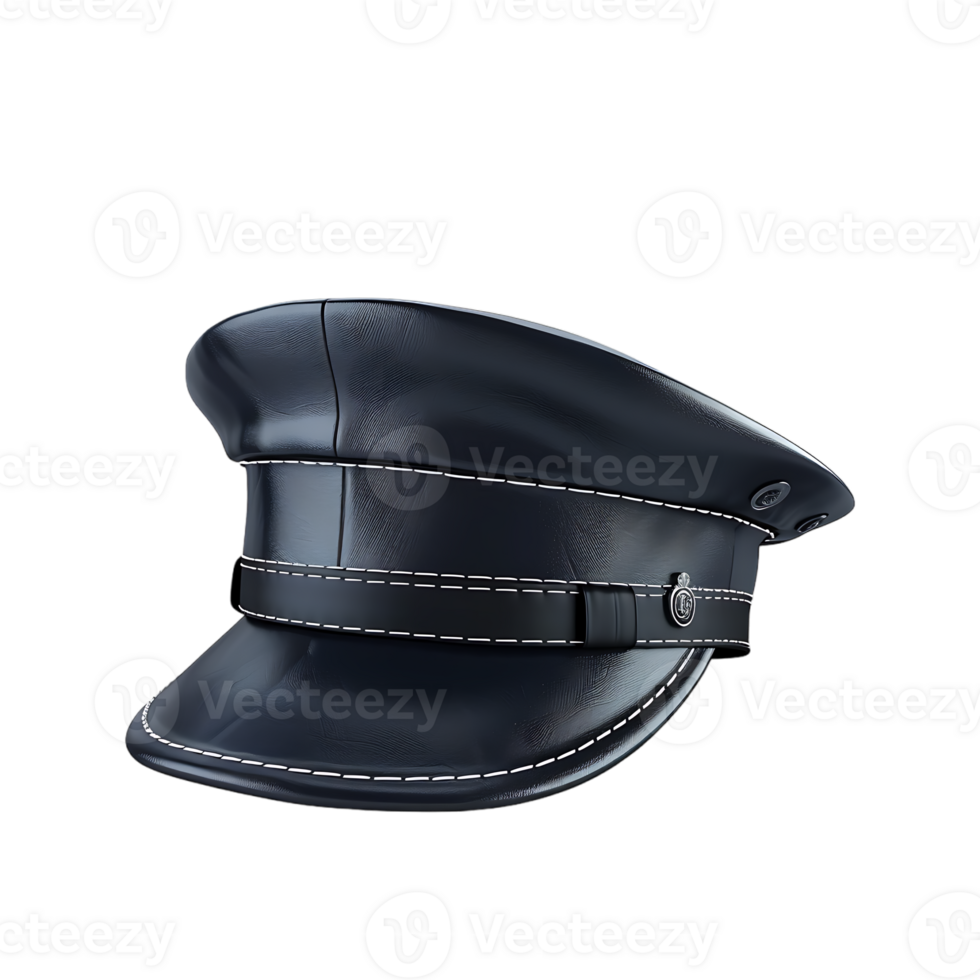 a police hat, isolated against a transparent background png