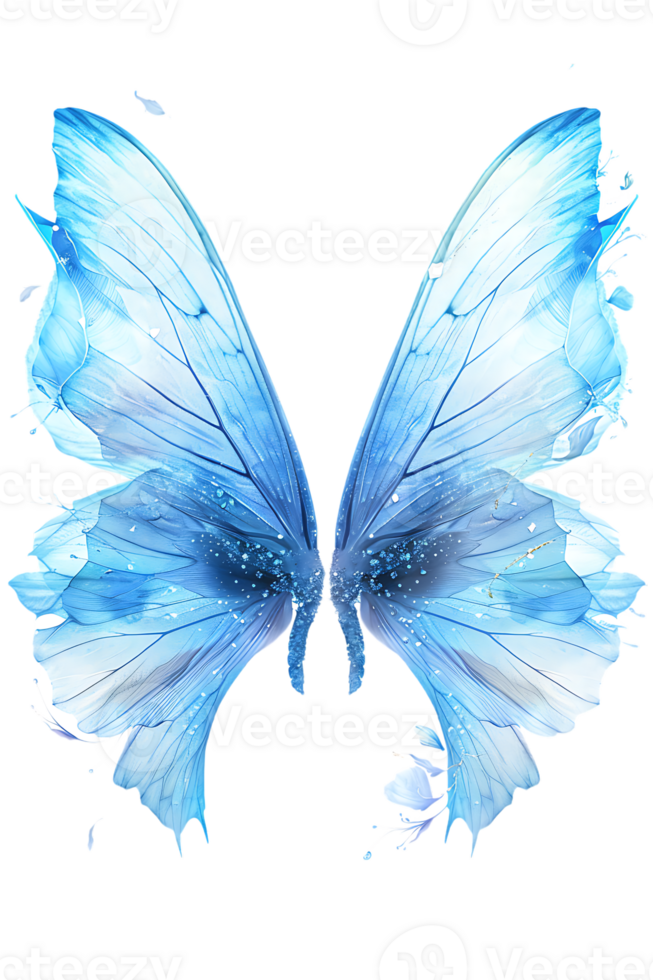 Fairy wings, isolated against a transparent background png