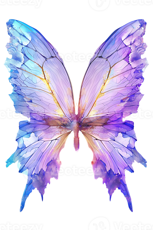 Fairy wings, isolated against a transparent background png