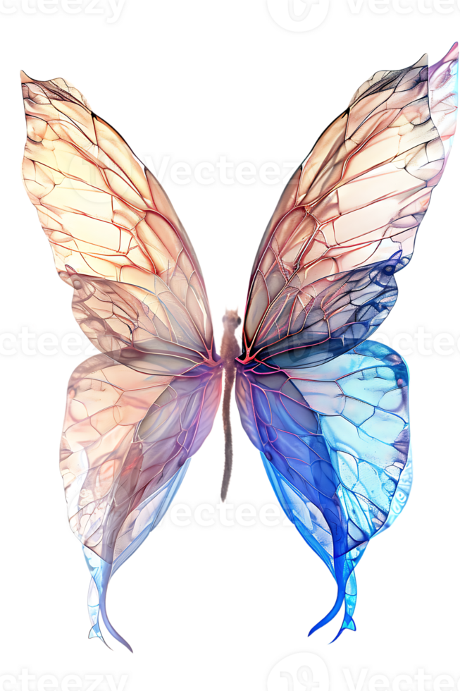 Fairy wings, isolated against a transparent background png