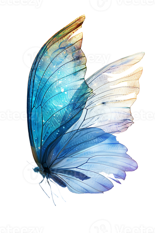 Fairy wings, isolated against a transparent background png