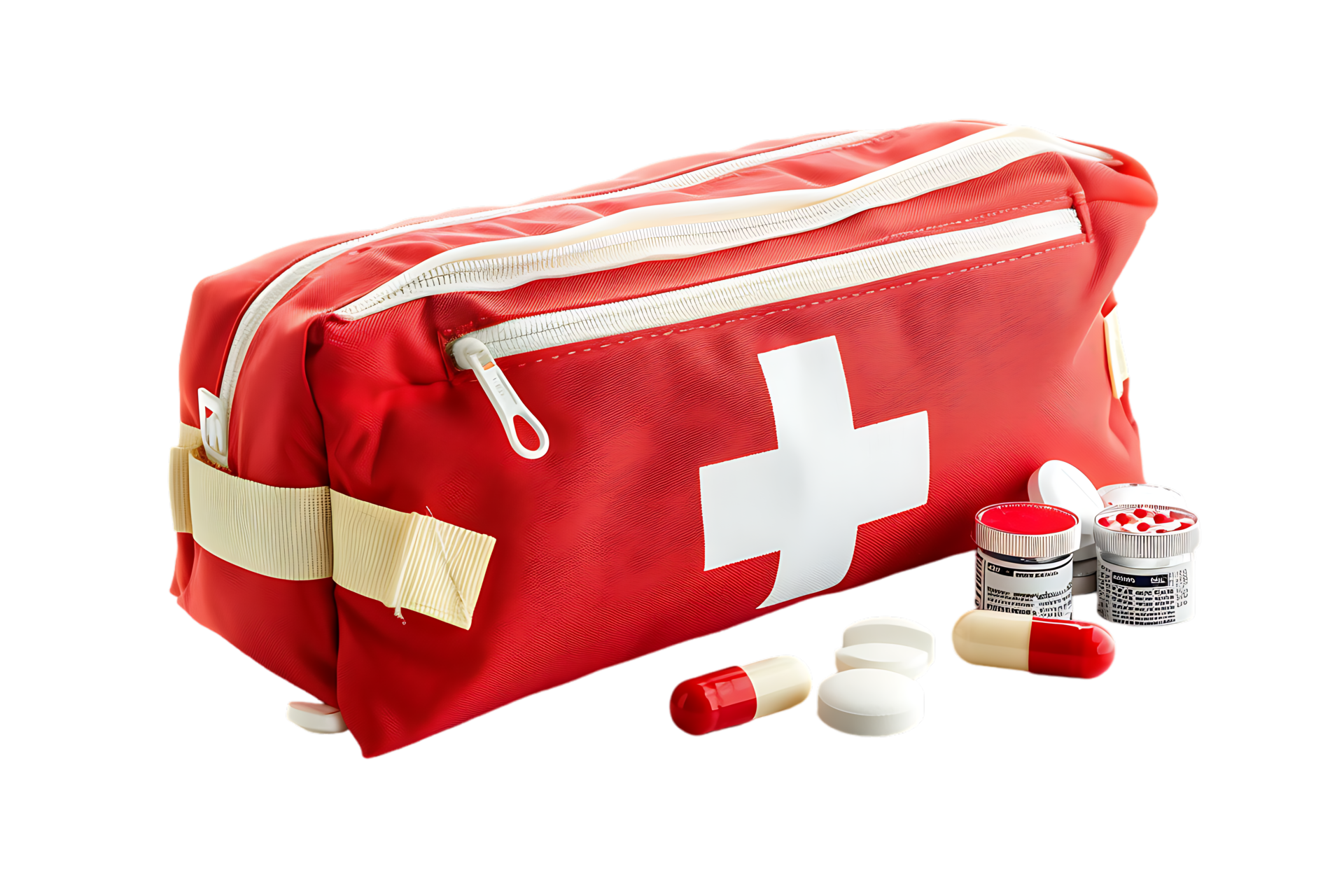 first aid kit bag isolated against a transparent background 48740564 PNG