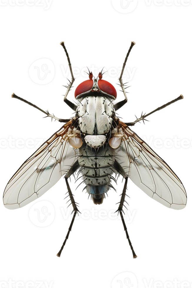 flyga isolerat mot en transparent bakgrund png