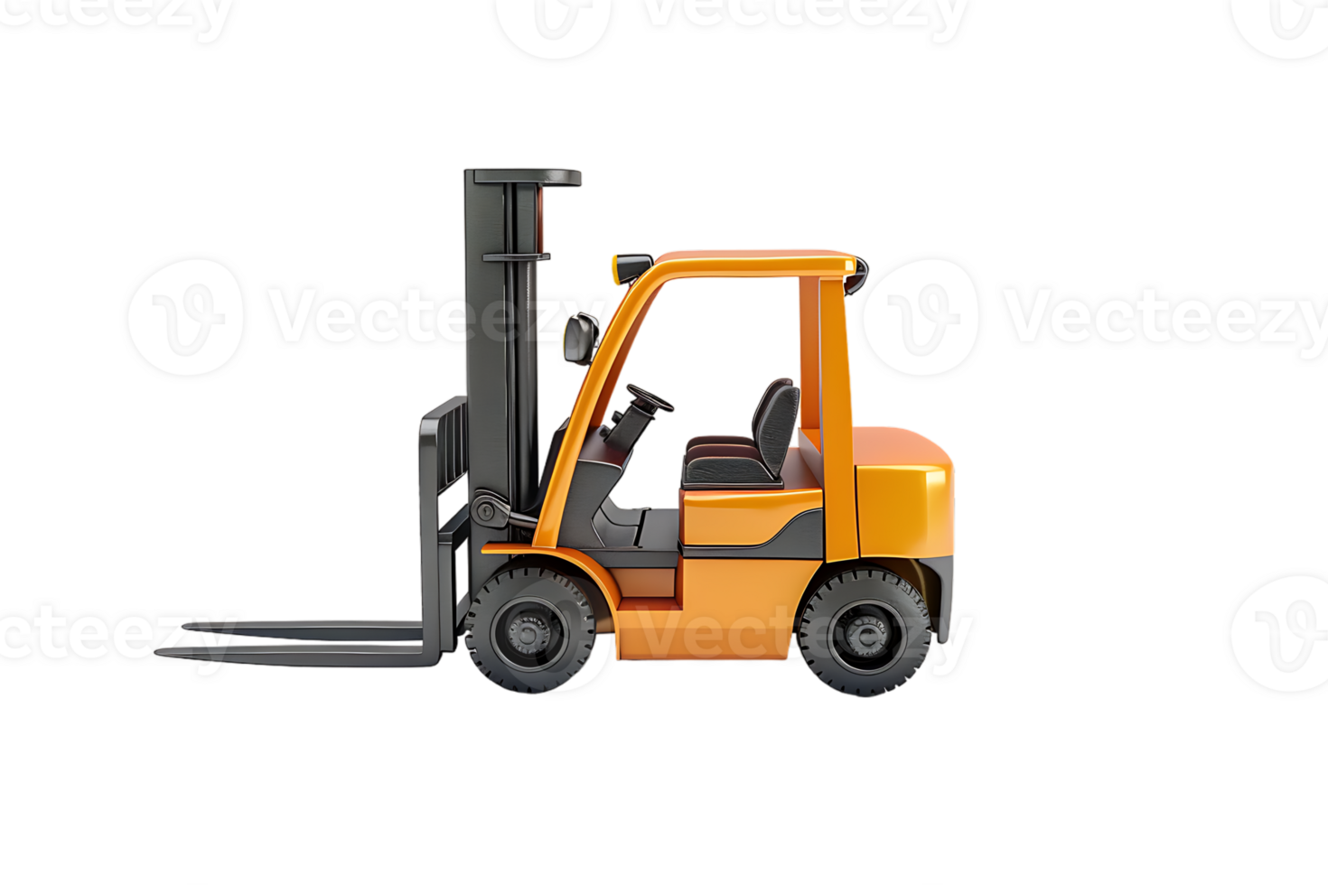 forklift isolated against a transparent background png