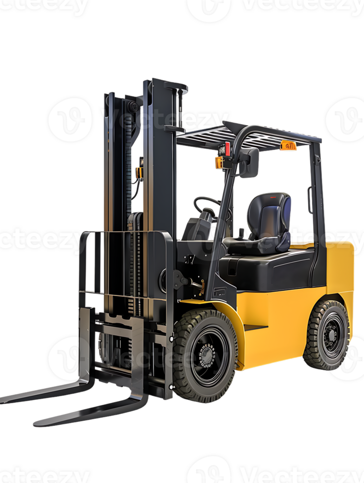 forklift isolated against a transparent background png
