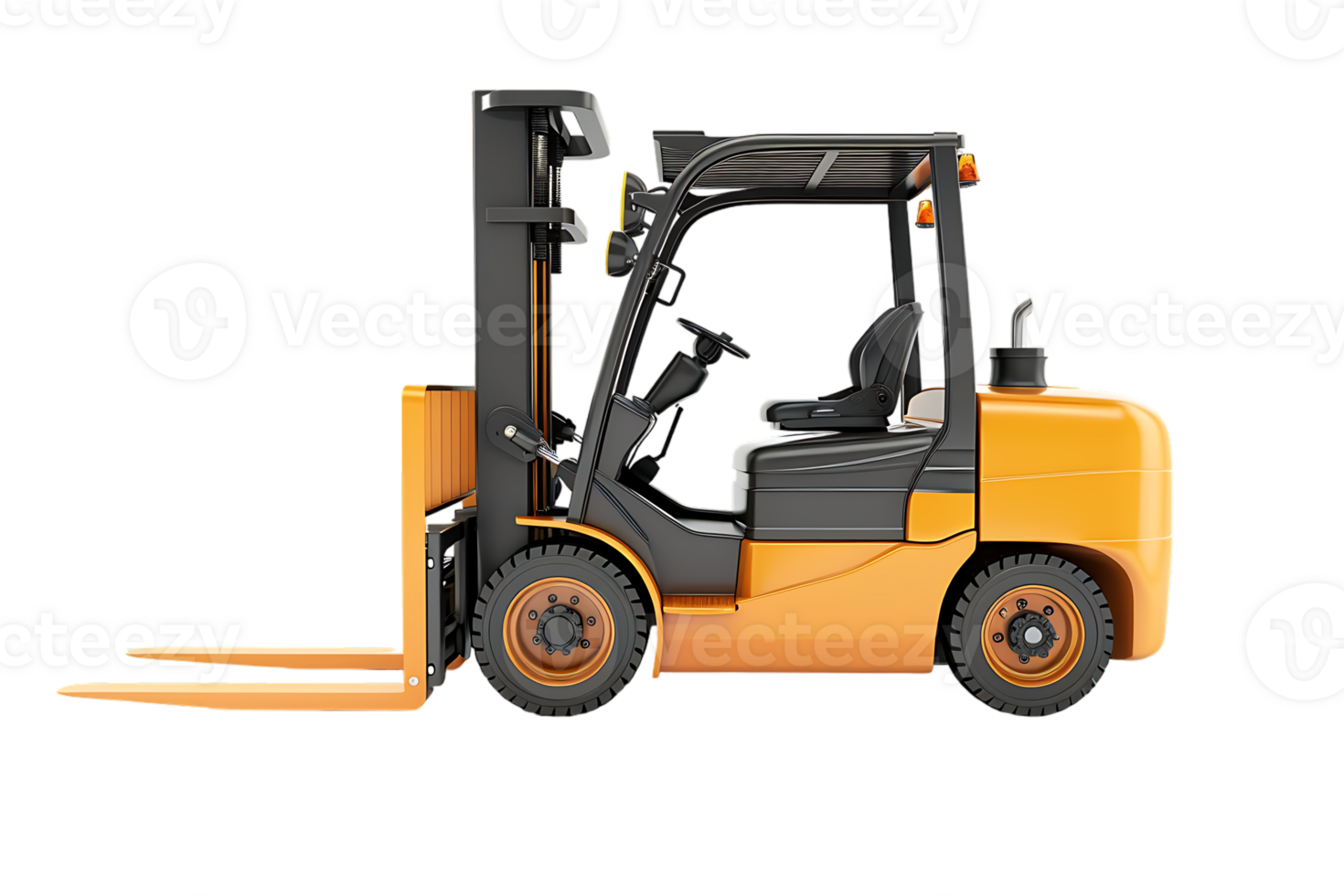 forklift isolated against a transparent background png