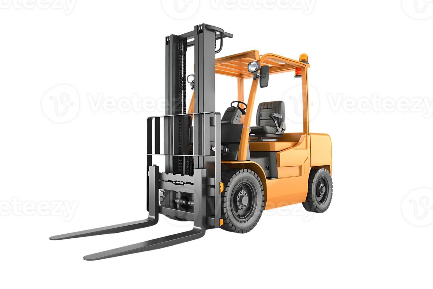 forklift isolated against a transparent background png