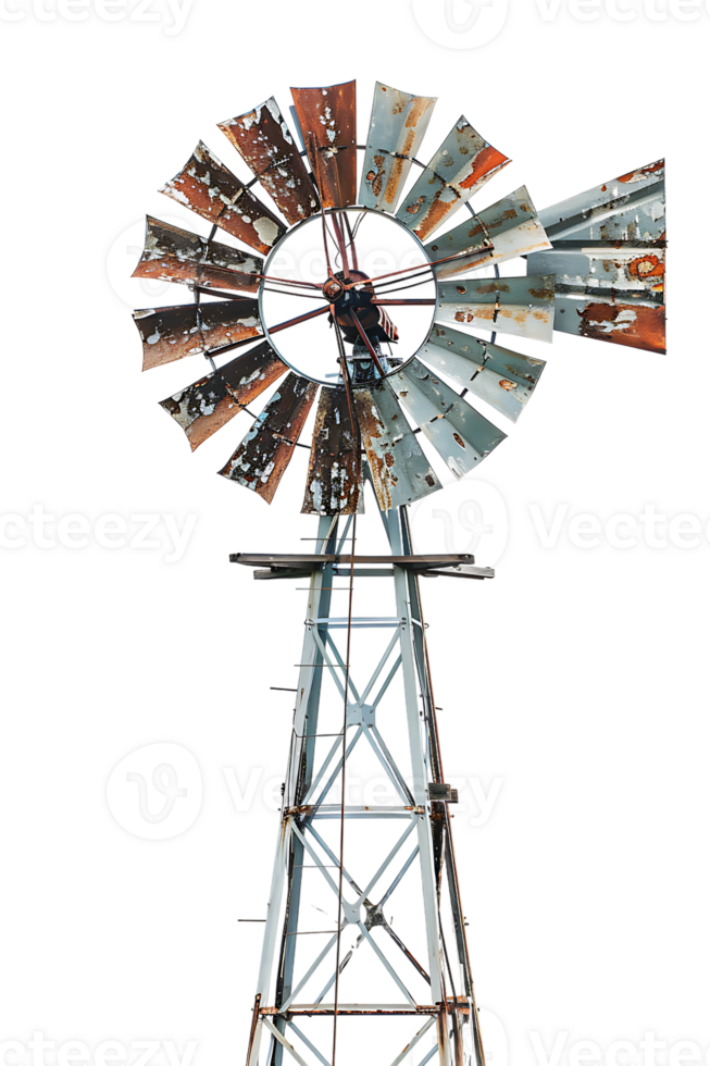 Windmill isolated against transparent background png