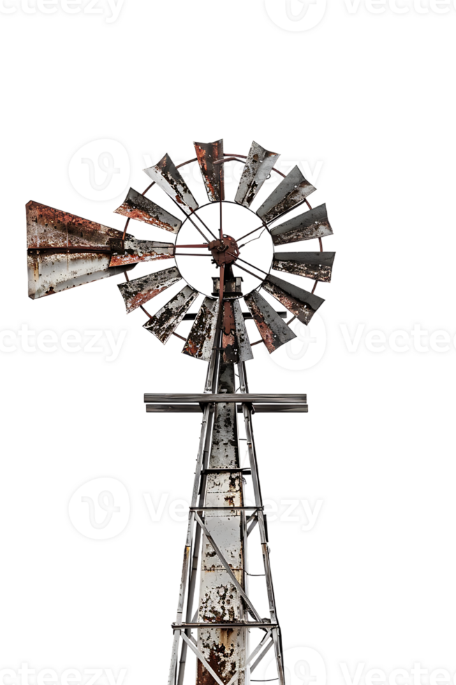 Windmill isolated against transparent background png