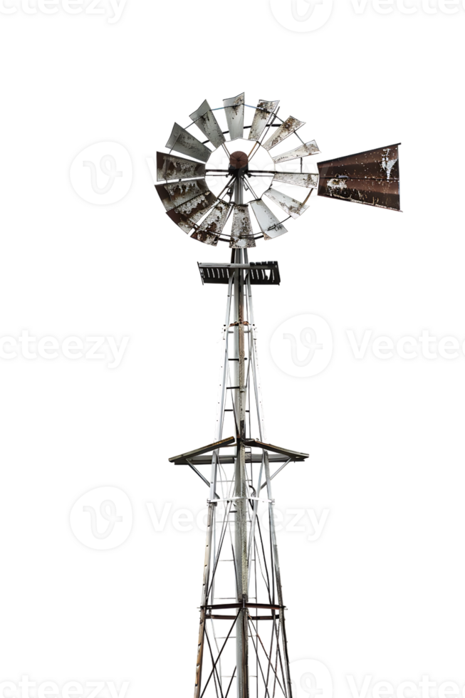 Windmill isolated against transparent background png