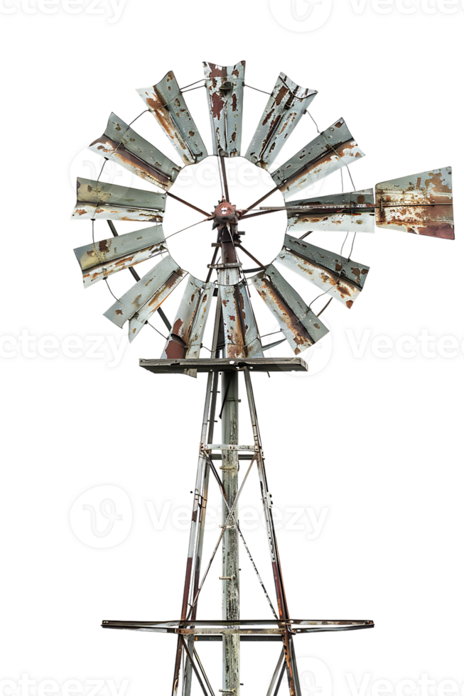 Windmill isolated against transparent background png