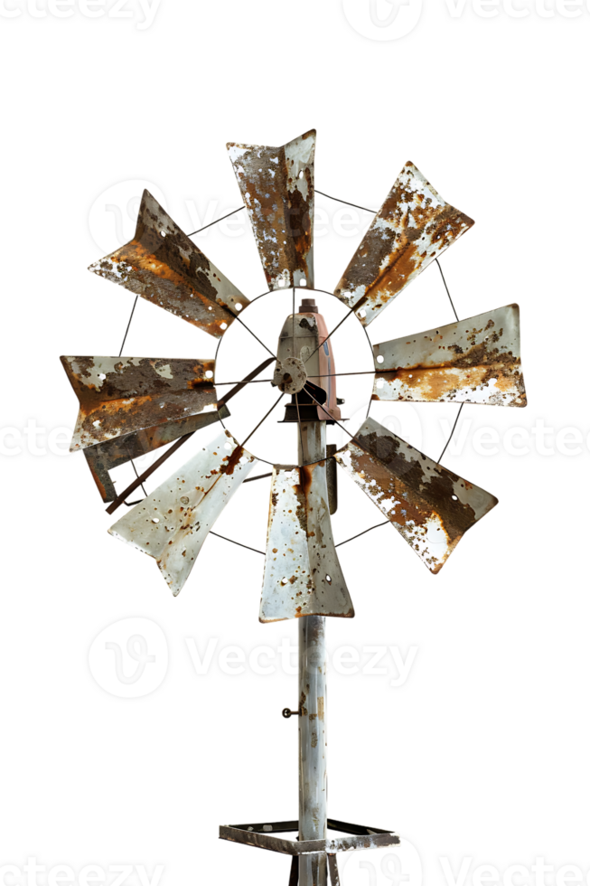 Windmill isolated against transparent background png