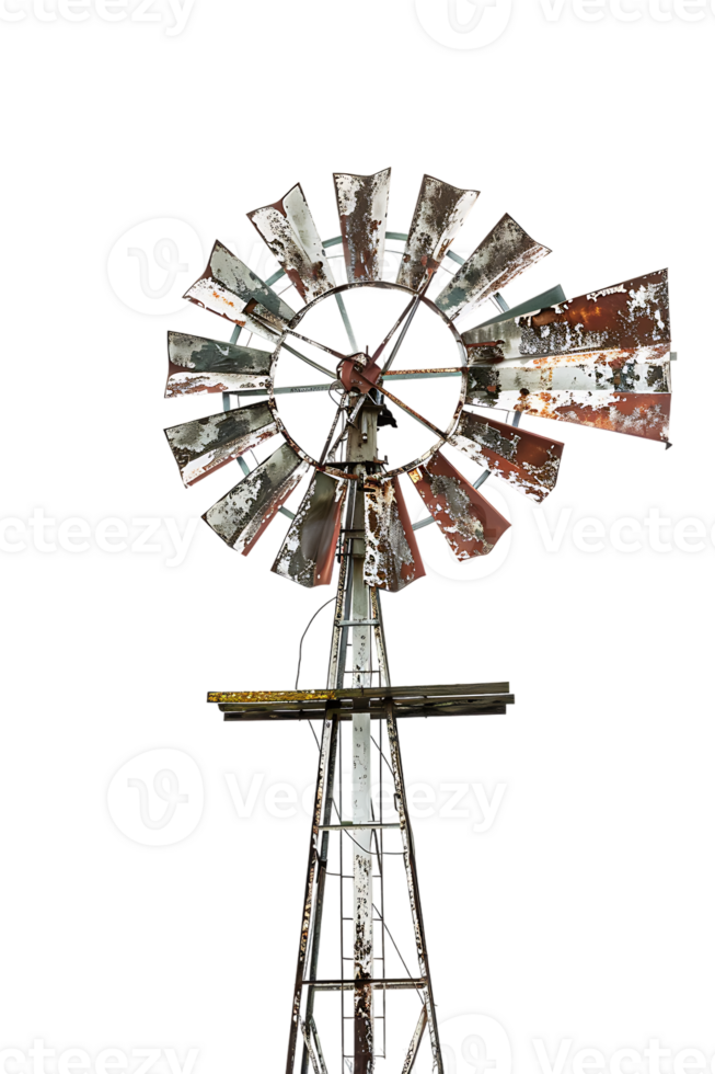 Windmill isolated against transparent background png
