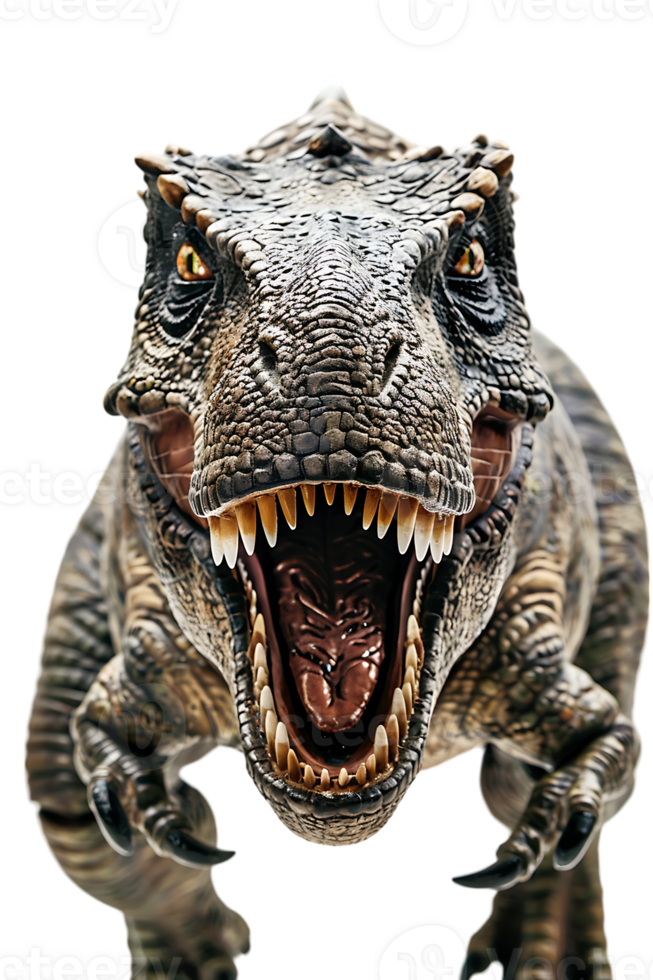 furious Tyrannosaurus Rex, standing alone against a transparent backdrop png