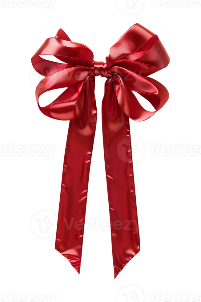 gift bow ribbon set against a plain transparent background png