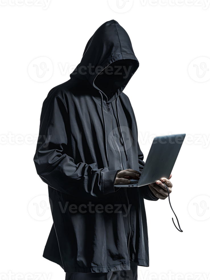 hacker isolated against a transparent background png