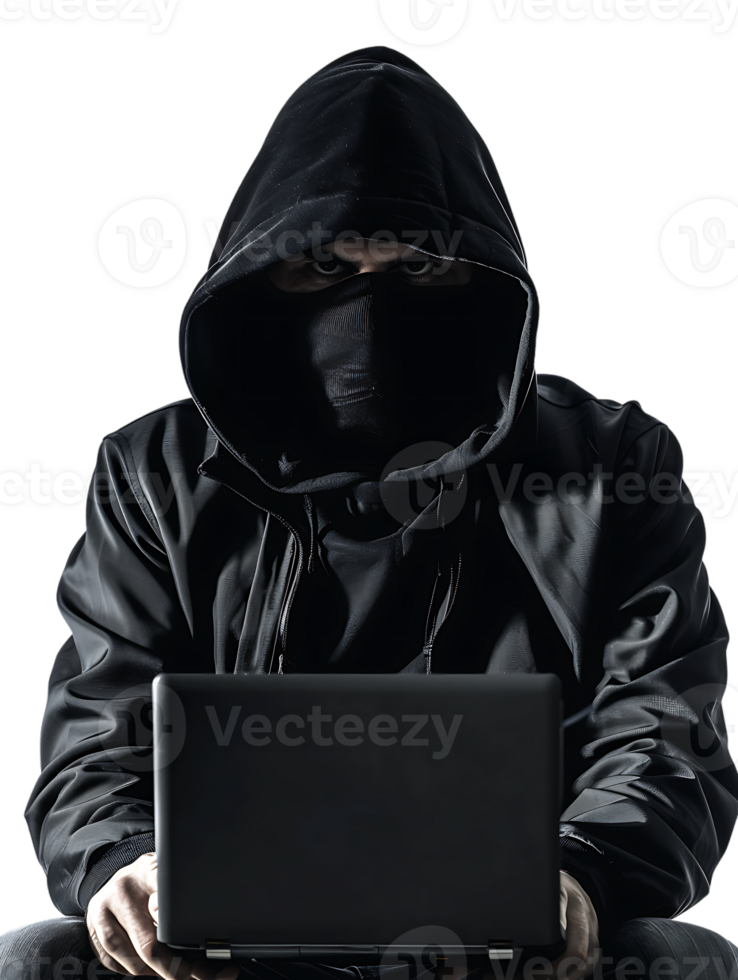 hacker isolated against a transparent background png