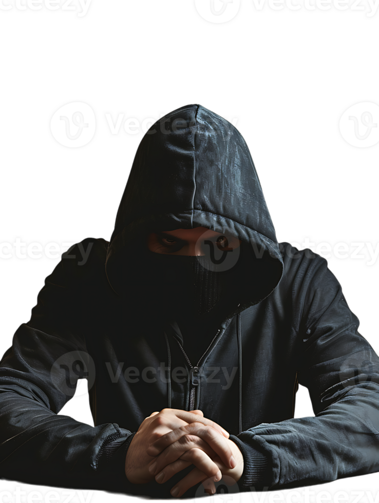 hacker isolated against a transparent background png