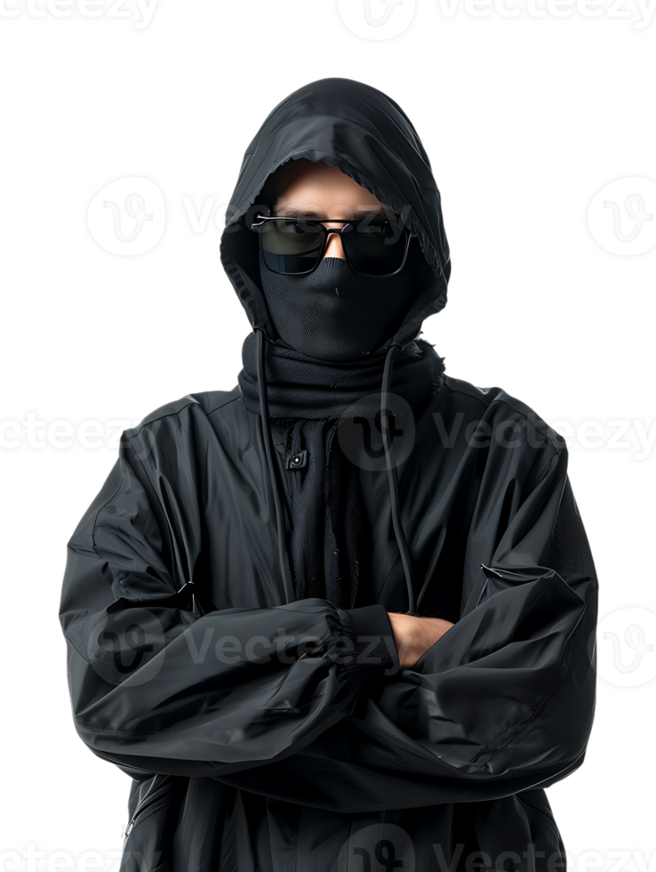 hacker isolated against a transparent background png