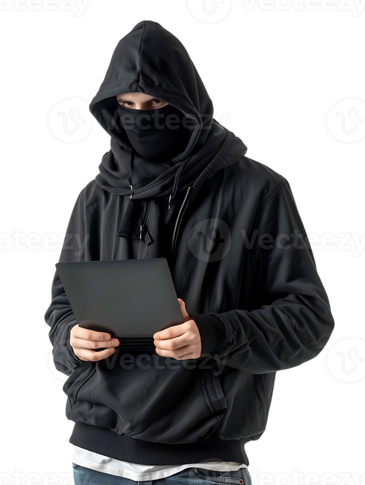 hacker isolated against a transparent background png