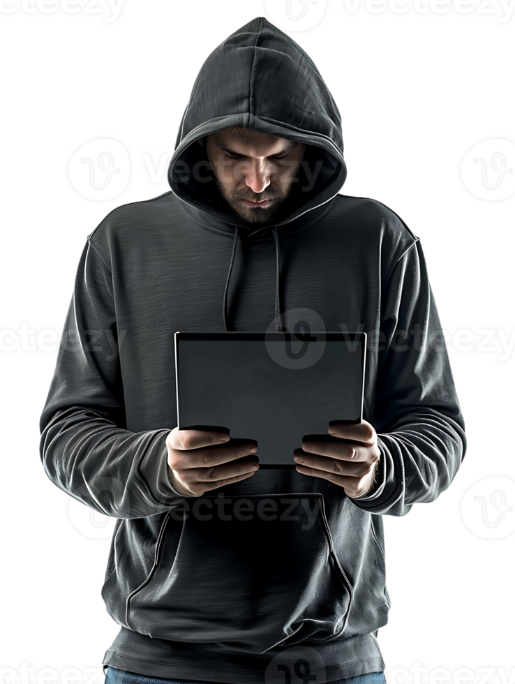 hacker isolated against a transparent background png