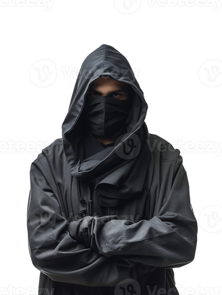 hacker isolated against a transparent background png