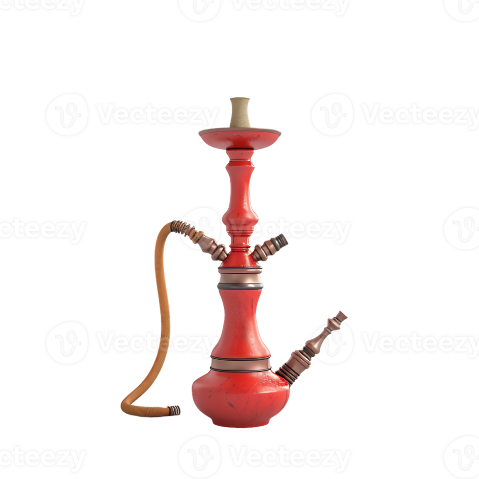 Hookah, isolated against a transparent background png