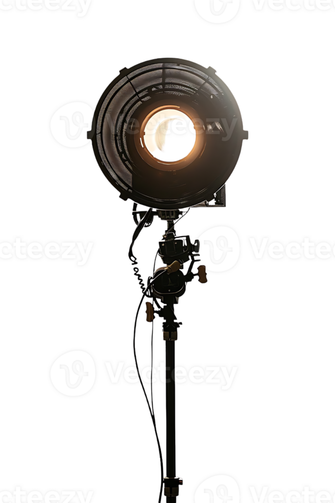 isolated studio spotlight against a transparent background png